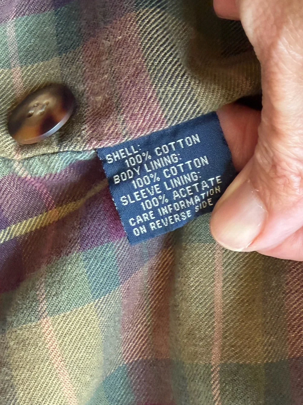 Vintage County Seat Outerwear Chore barn jacket Blanket flannel Lining large L